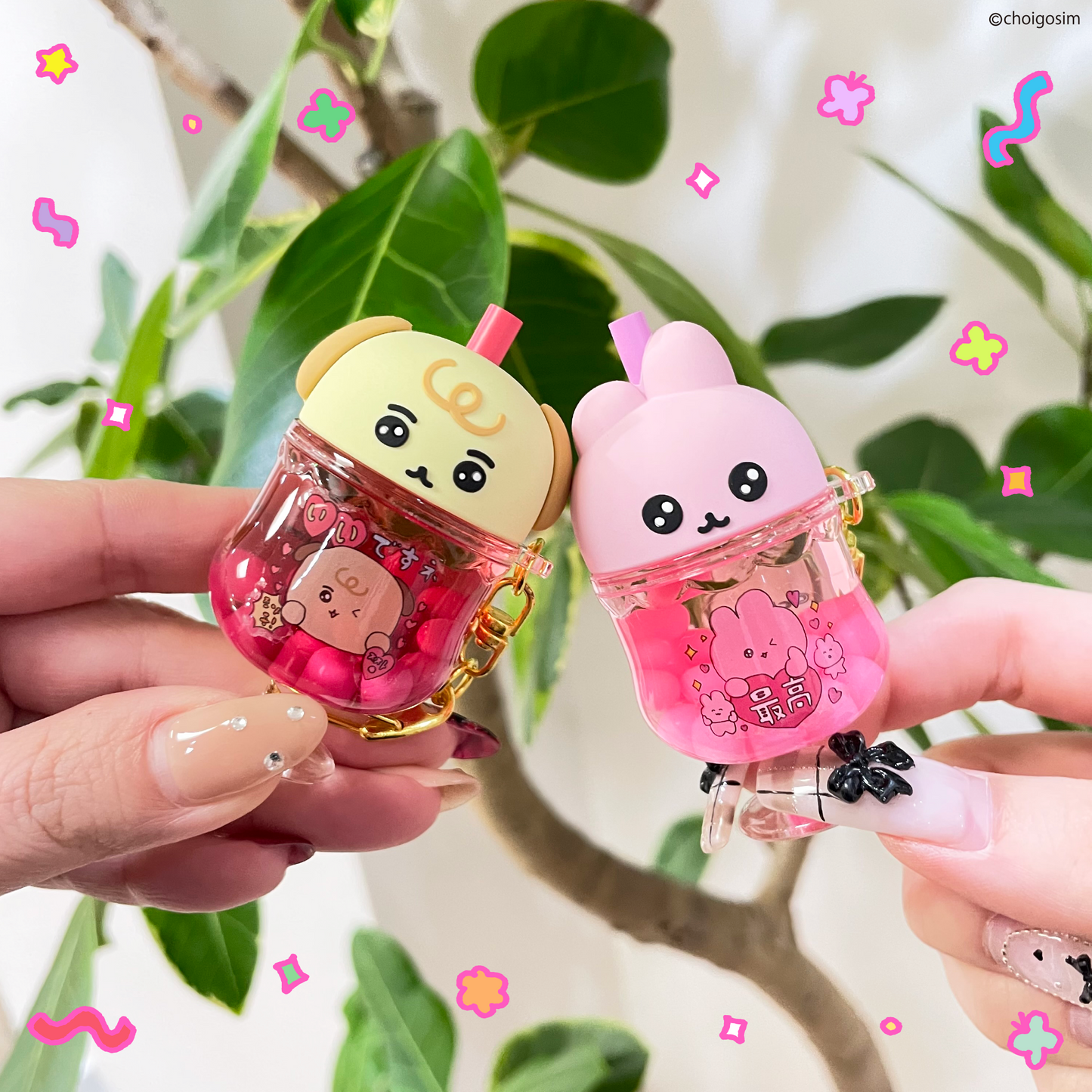 チェゴシム カラフルソーダ キーホルダー