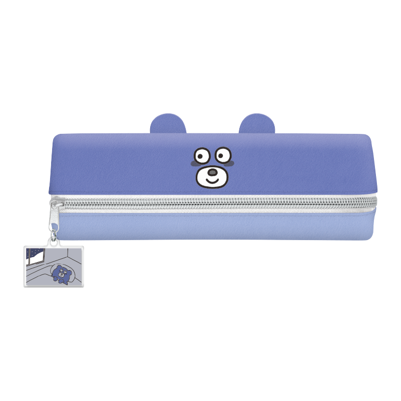 冬眠できないクマ みみぴょこ2ルームペンケース