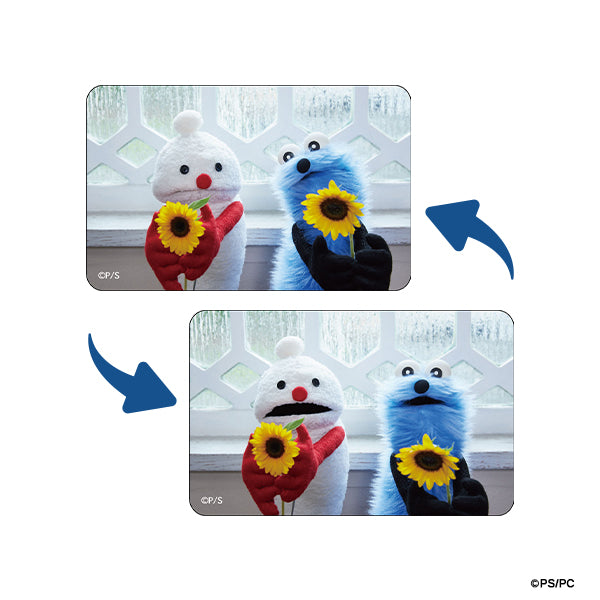 パペットスンスン レンチキュラーステッカー