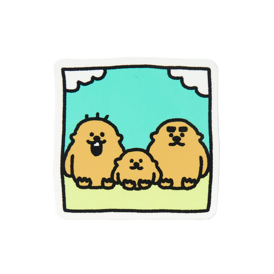 ステッカー(おすわり)