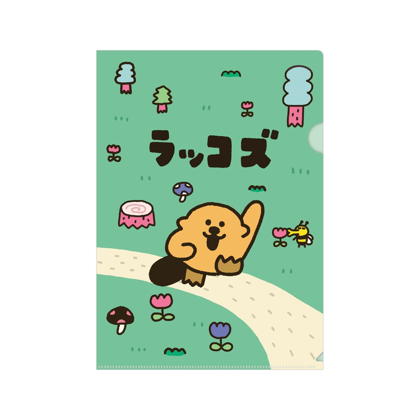 A4シングルクリアファイル/おさんぽ