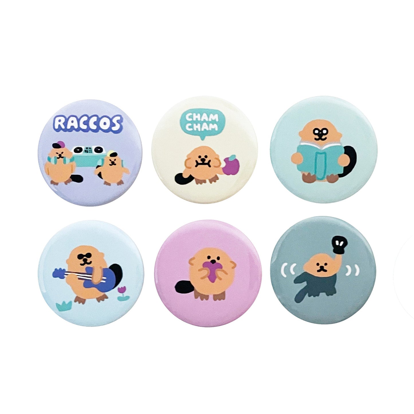 トレーディング缶バッジ(ランダム6種)