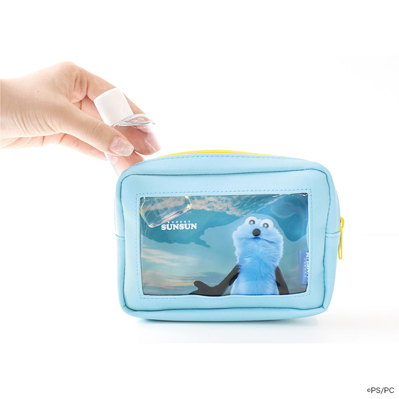 パペットスンスン スクエアレイヤーポーチ