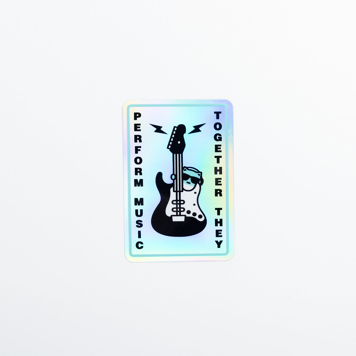 ホログラムステッカー PERFORM MUSIC – CHOCOLATE CHARACTER LABEL