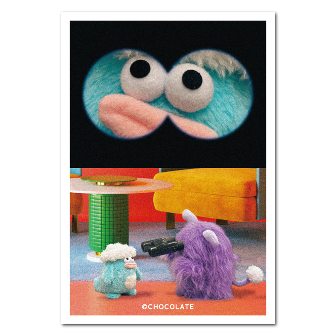 ホイッピ&ラッピ ダイカットステッカー もっと近くで見たい