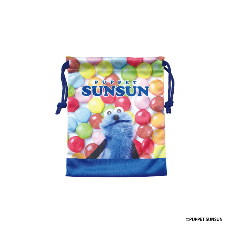 パペットスンスン 巾着 チョコ