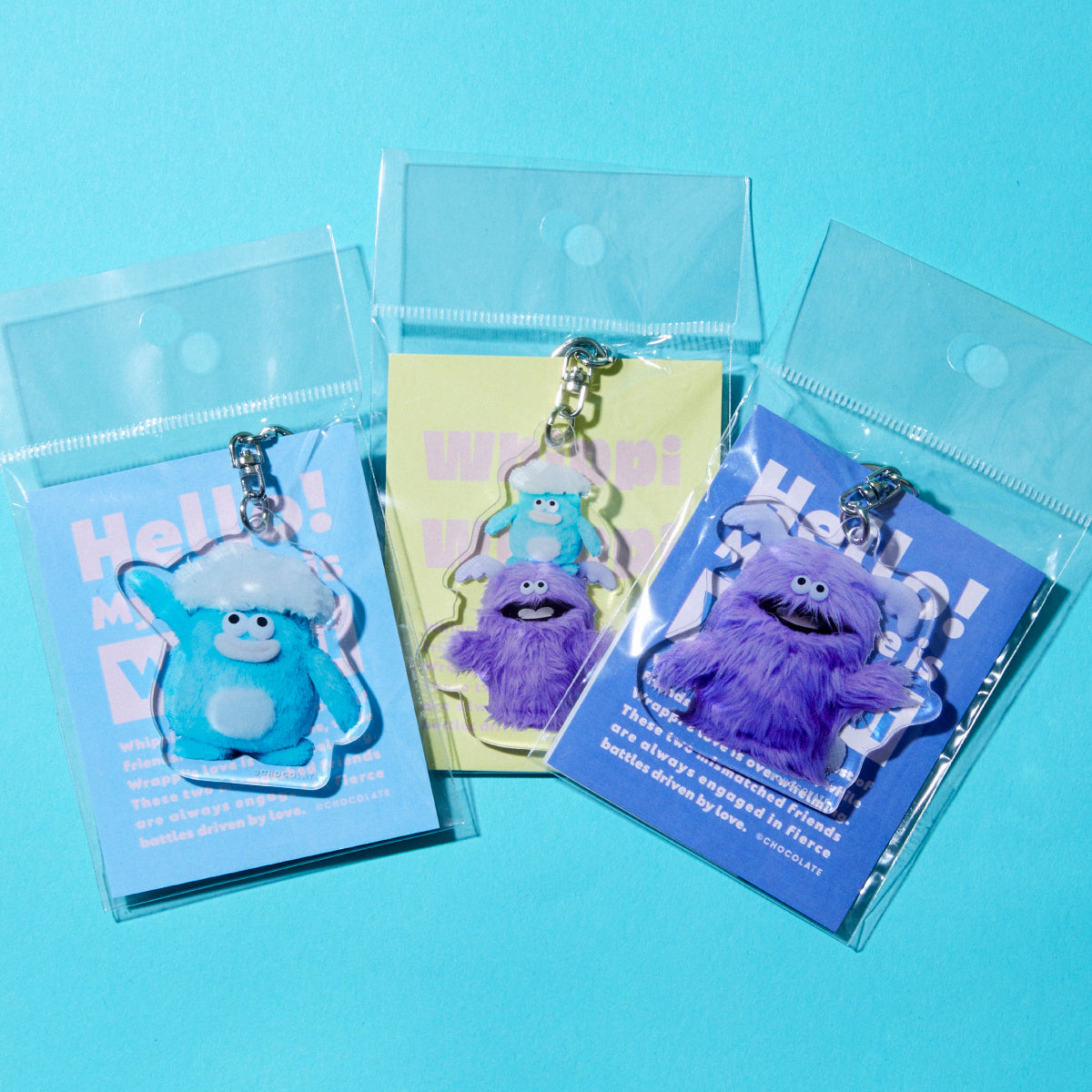 ホイッピ&ラッピ アクリルキーホルダー(ホイッピ)