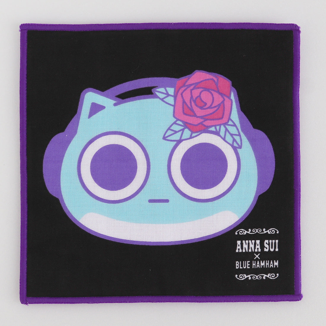 スマートフォンクリーナー ブラック（ローズ）