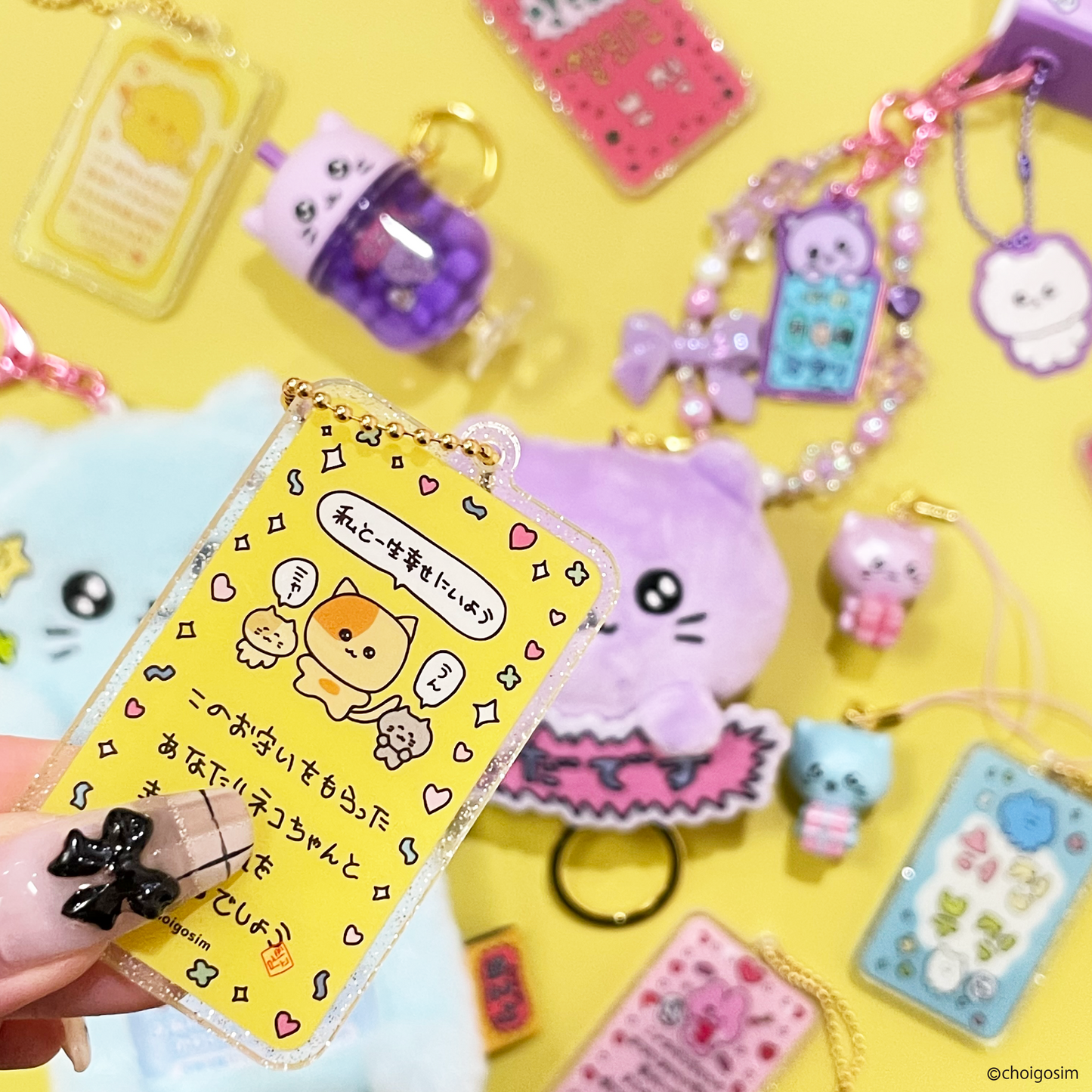 チェゴシム トレーディングおまもりカードキーチェーン（全８種）