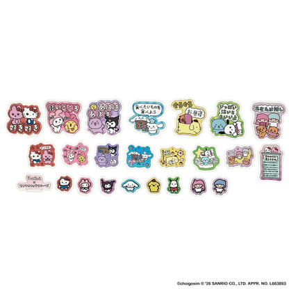 チェゴシム×サンリオキャラクターズコラボ フレークシール