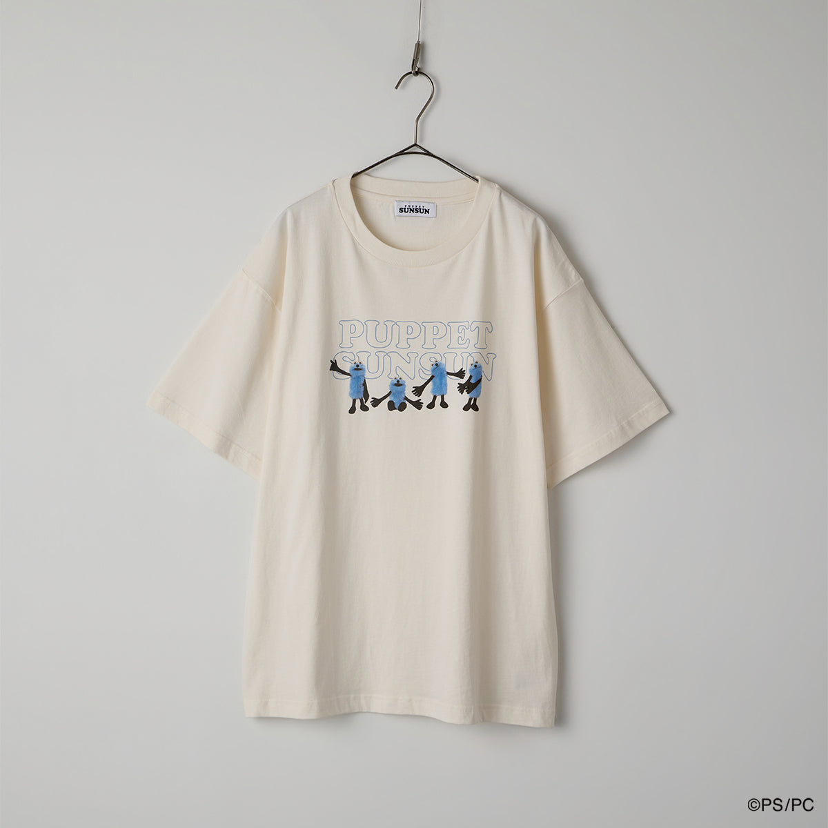 PUPPET SUNSUN COLLECTION Tシャツ  集合プリント（WHITE）