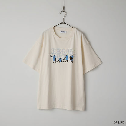 PUPPET SUNSUN COLLECTION Tシャツ  集合プリント（WHITE）