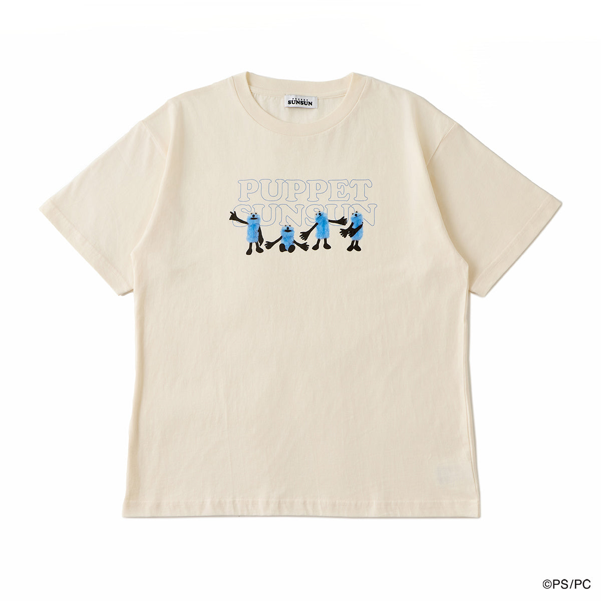 PUPPET SUNSUN COLLECTION Tシャツ  集合プリント（WHITE）