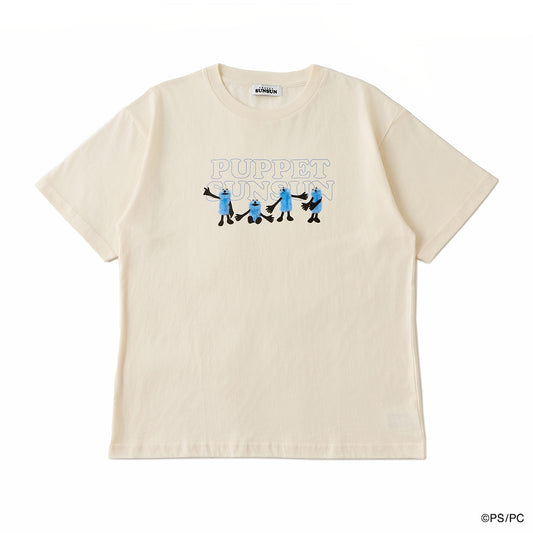 PUPPET SUNSUN COLLECTION Tシャツ  集合プリント（WHITE）