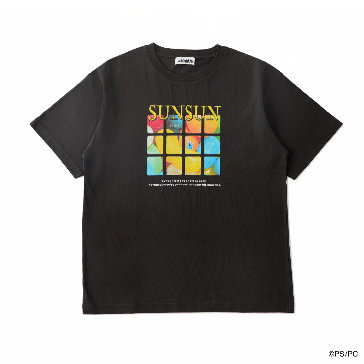 PUPPET SUNSUN COLLECTION Tシャツ  ビーンズ（BLACK）