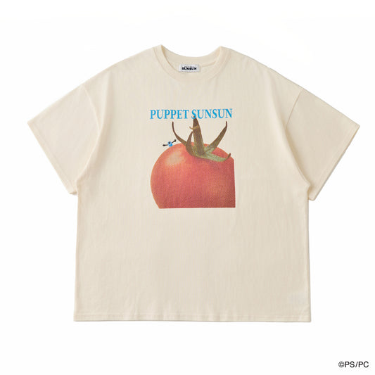 PUPPET SUNSUN COLLECTION オーバーサイズT トマト（WHITE）