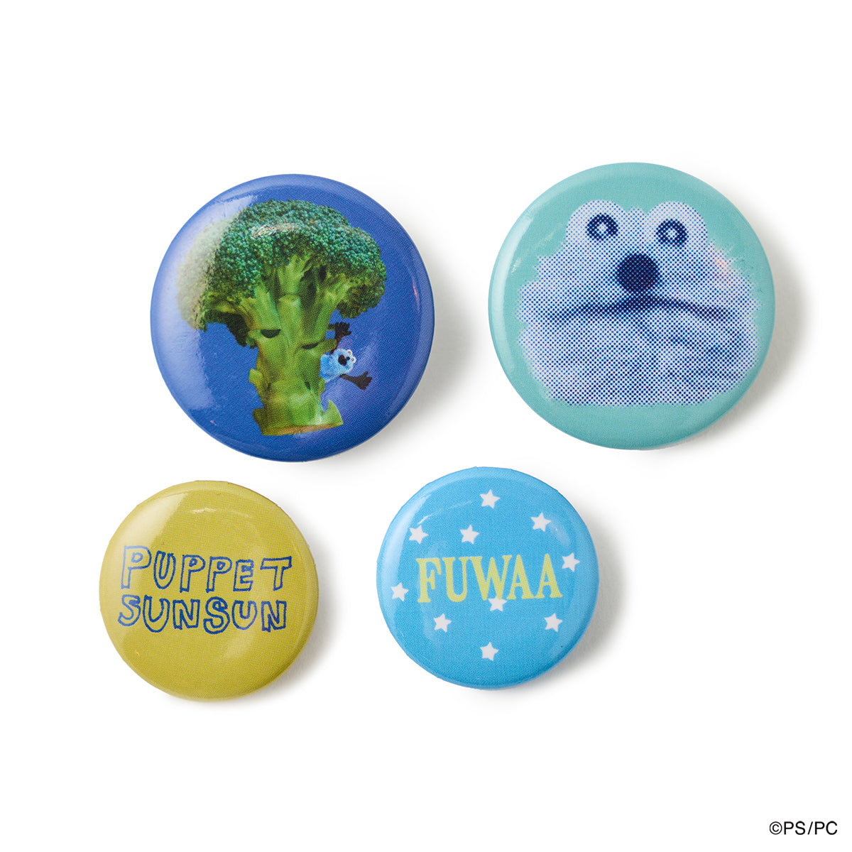 PUPPET SUNSUN COLLECTION 缶バッジセット