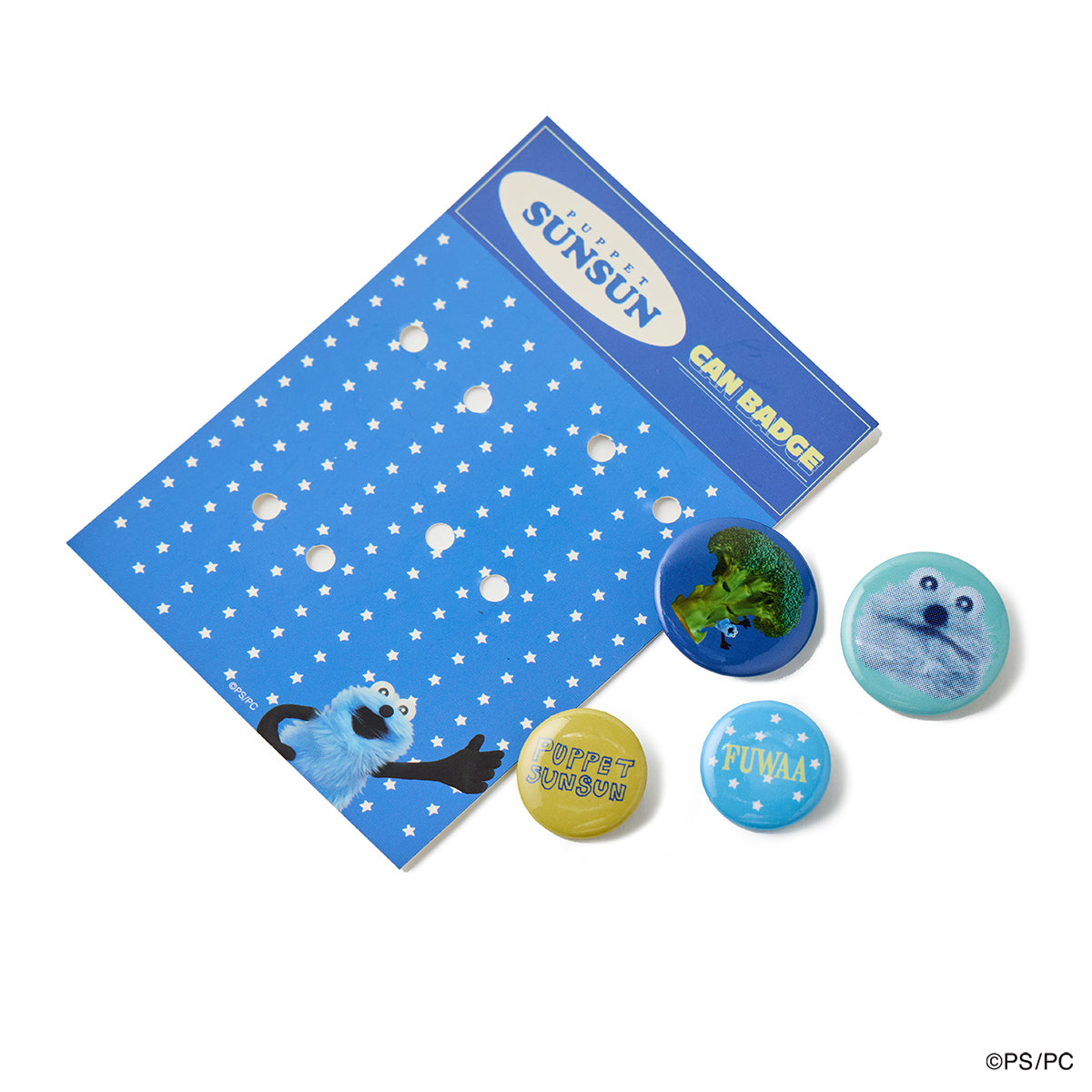 PUPPET SUNSUN COLLECTION 缶バッジセット
