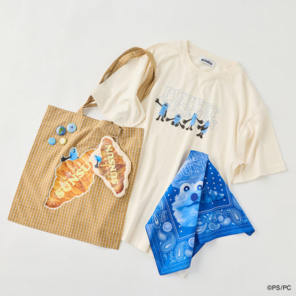 PUPPET SUNSUN COLLECTION Tシャツ  集合プリント（WHITE）
