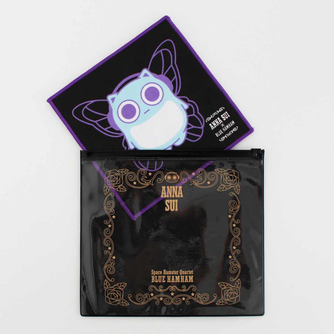 スマートフォンクリーナー  ブラック（バタフライ）