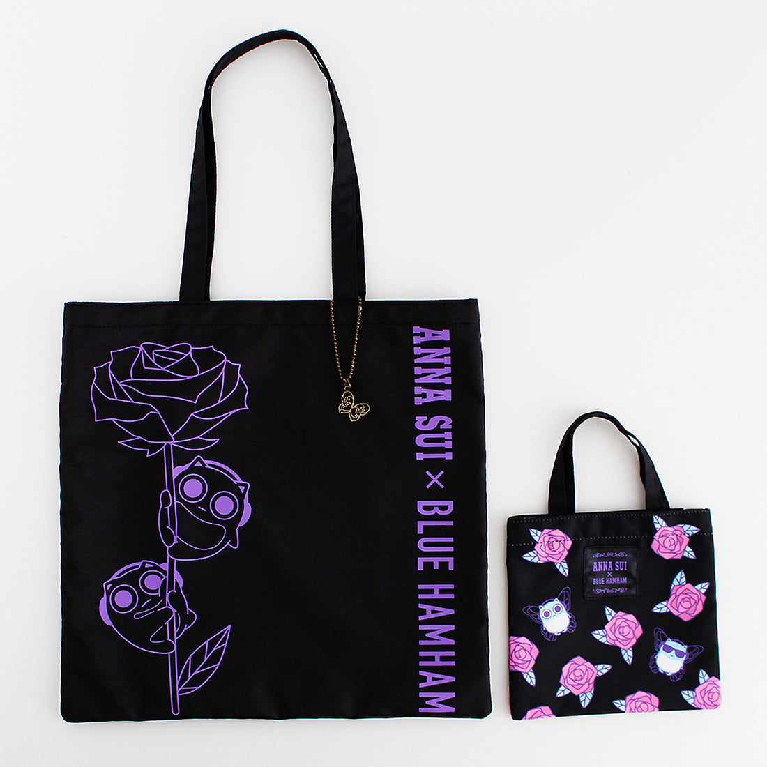 2 in 1 トートバッグ（ローズ）