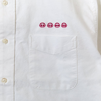 ネオン風刺繍シャツ