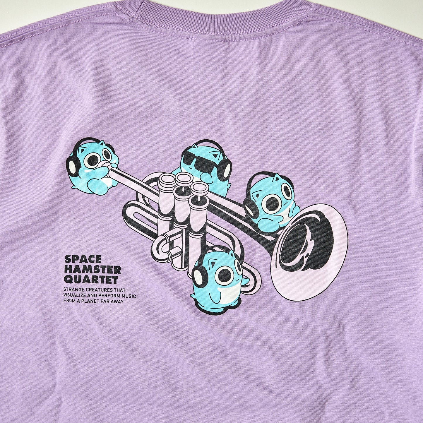 Backprint Tee_Trumpet（PURPLE）