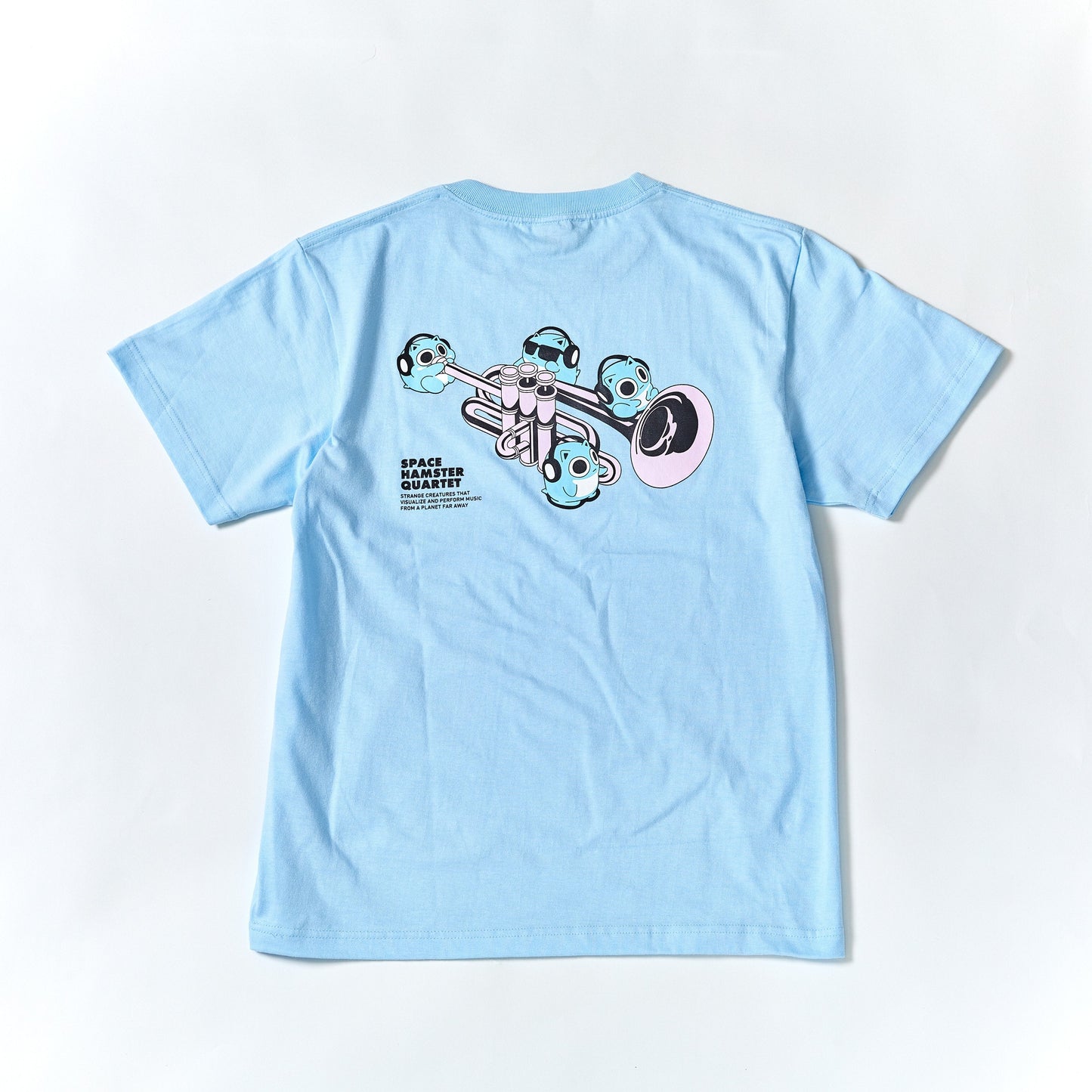 Backprint Tee_Trumpet（LIGHT BLUE）