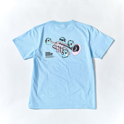 Backprint Tee_Trumpet（LIGHT BLUE）