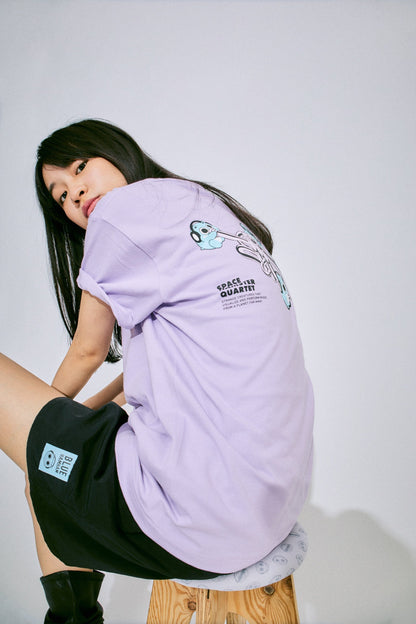 Backprint Tee_Trumpet（PURPLE）