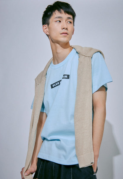 Backprint Tee_Trumpet（LIGHT BLUE）