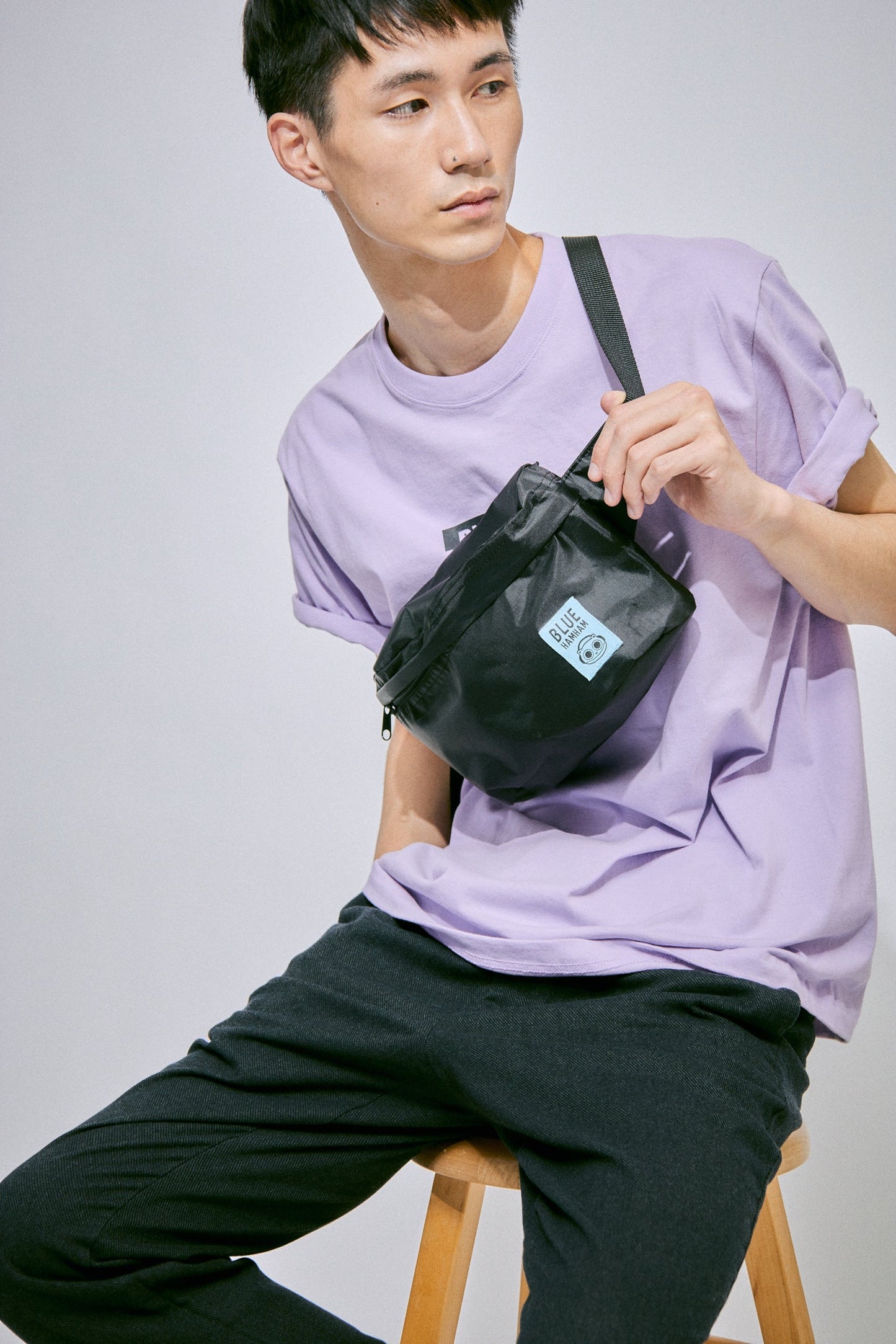 Backprint Tee_Trumpet（PURPLE）