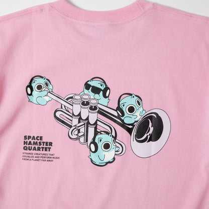 Backprint Tee_Trumpet（PINK）