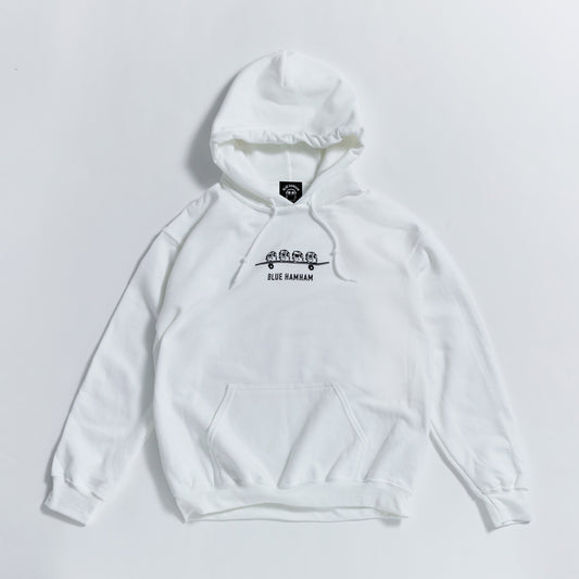 Hoodie_Skateboard（WHITE）
