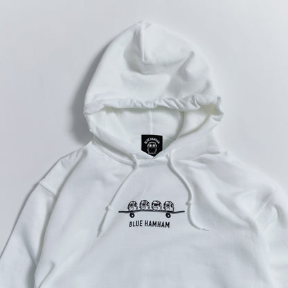 Hoodie_Skateboard（WHITE）