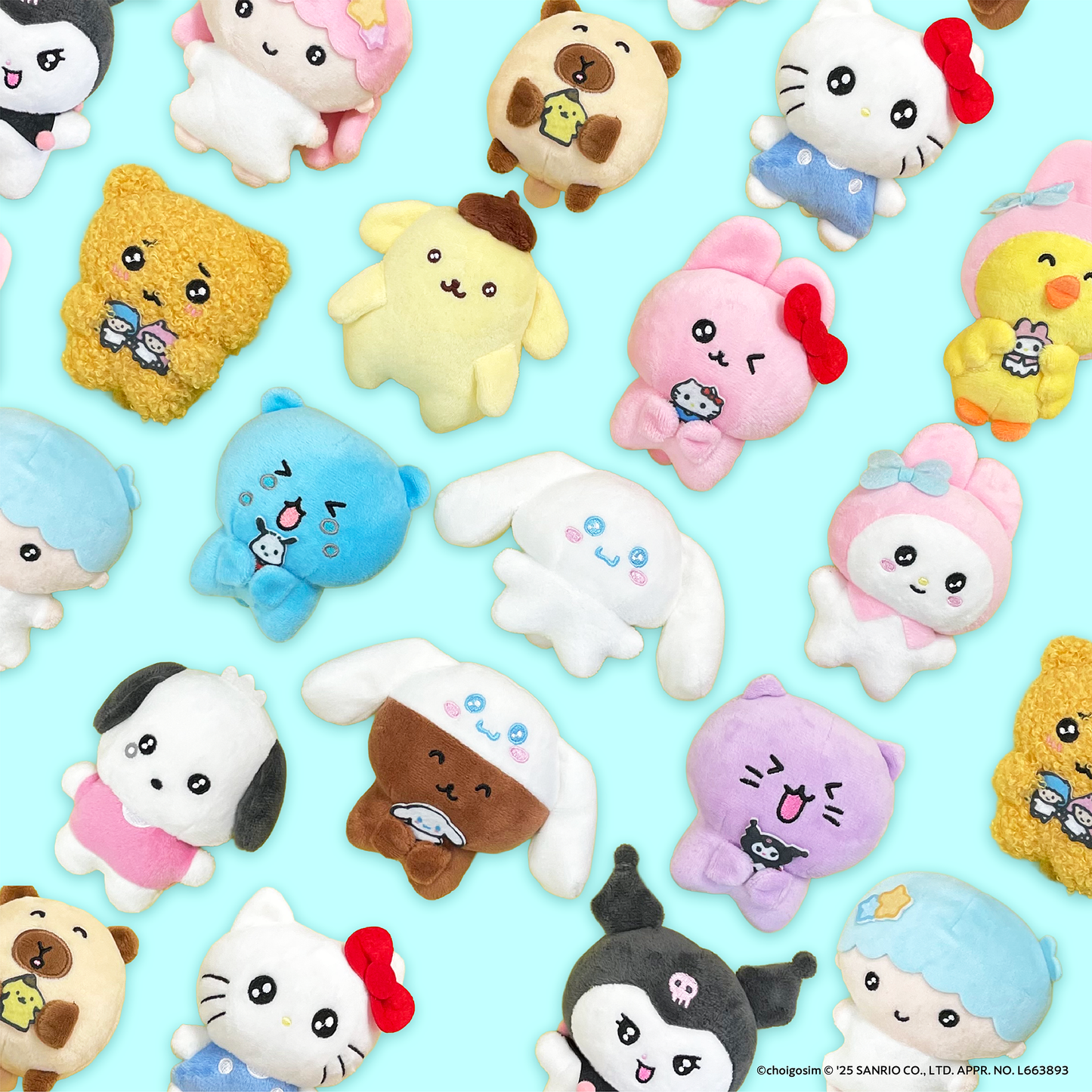 チェゴシム×サンリオキャラクターズコラボ ペアマスコット4（ ねこゴシム×クロミ）