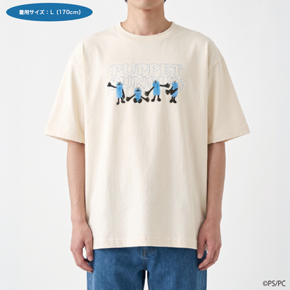 PUPPET SUNSUN COLLECTION Tシャツ  集合プリント（WHITE）