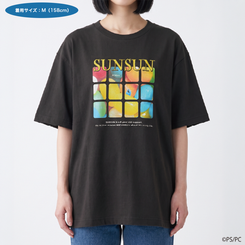 PUPPET SUNSUN COLLECTION Tシャツ  ビーンズ（BLACK）