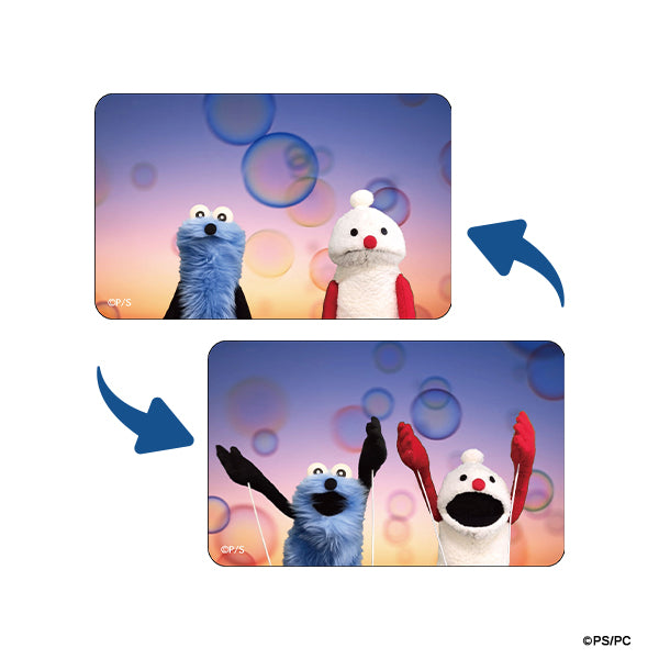 パペットスンスン レンチキュラーステッカー