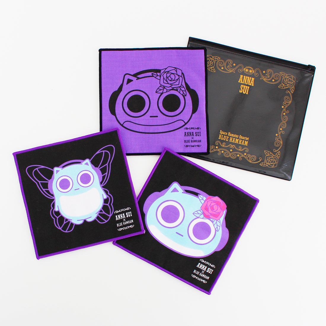 スマートフォンクリーナー ブラック（ローズ）