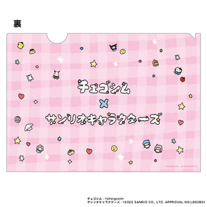 チェゴシム×サンリオキャラクターズコラボ クリアファイル