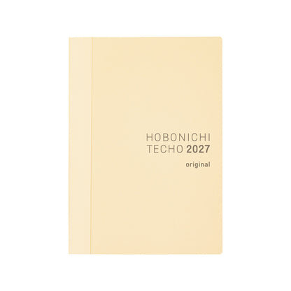 ほぼ日手帳2027本体オリジナル［A6/1日1ページ/1月/月曜はじまり］
