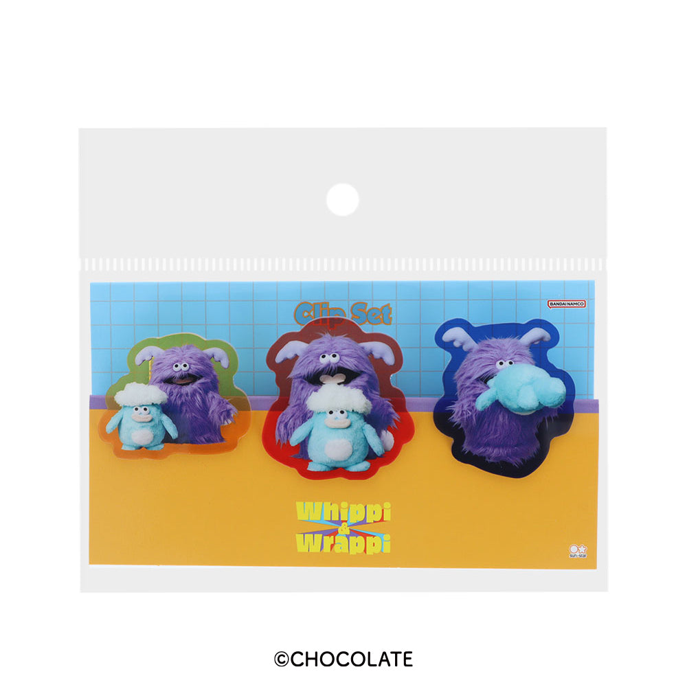 ホイッピ&ラッピ アクリルクリップセット