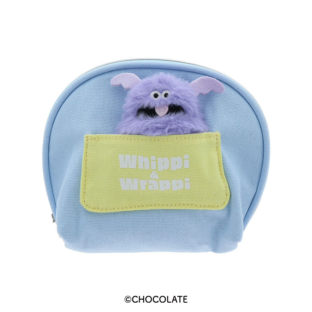 ホイッピ&ラッピ ぬいぐるみバッジ付きポーチ ラッピ
