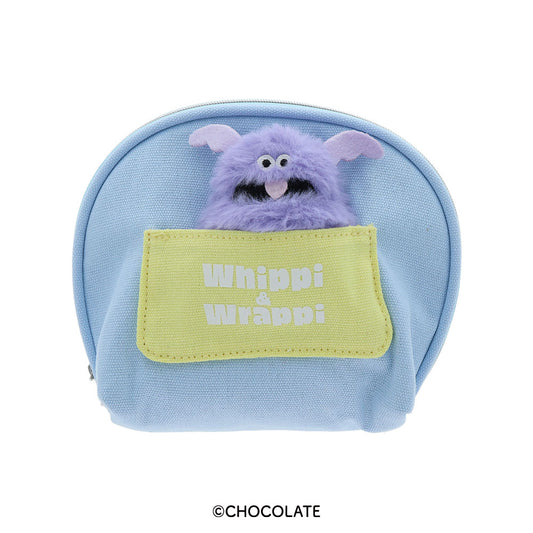 ホイッピ&ラッピ ぬいぐるみバッジ付きポーチ ラッピ