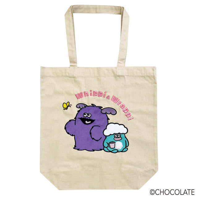 ホイッピ＆ラッピ アップリケトートバッグ