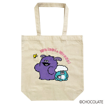 ホイッピ＆ラッピ アップリケトートバッグ