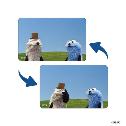 パペットスンスン レンチキュラーステッカー