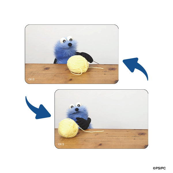 パペットスンスン レンチキュラーステッカー