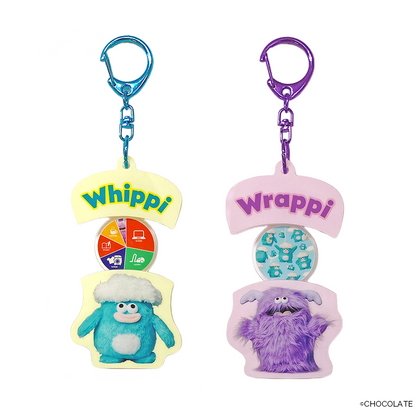 ホイッピ & ラッピ パカッとアクリルキーホルダー